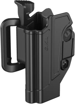 Orpaz C-Series G19 Holster Compatible with Glock 19 Left-Handed OWB Holster, Level II Retention, Belt Holster - Unisex - Will Secure Your Handgun with a Tactical Appearance