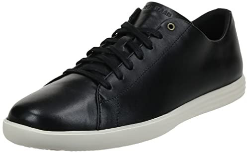 Cole Haan Herren Grand Crosscourt Sneaker, Schwarz (Black Lthr/White Black), 47 EU
