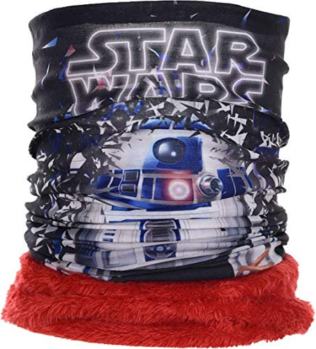 Star Wars Schlauchschal mit Coral Fleece Darth & R2D2 Rot