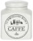 LA PORCELLANA BIANCA Kaffeedose aus Porzellan aus Italien 1,1l Vintage Vorratsdose Aromadose Aufbewahrung Kaffee Kaffeebohnen Kaffeepulver