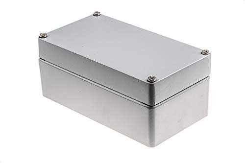 RS PRO Aluminium Gehäuse Grau Außenmaß 220 x 120 x 90mm IP66