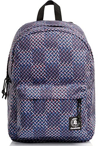 INVICTA Zaino, CARLSON, Tasca Porta PC, Tasca Porta Borraccia, Zaino Scuola, Viaggio & Tempo Libero, Capienza 27 LT
