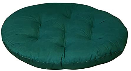 Dkings Stuhlkissen 35x35 cm Baumwolle Sitzkissen für Indoor und Outdoor Dicke Polsterung Bodenkissen (Grün)