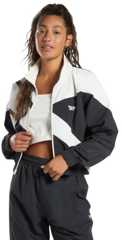 Reebok Damen Floatzig Womens Jacket Classics Franchise Trainingsjacke, Night Black, L