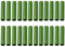 INIFLM 24 x 8 mm Gartenstecker gerade Verbinder aus Kunststoff, Gartenstecker Verbindungsrohre, grüne Pflanzenstütze, Steckverbinder für Pflanzenstecker