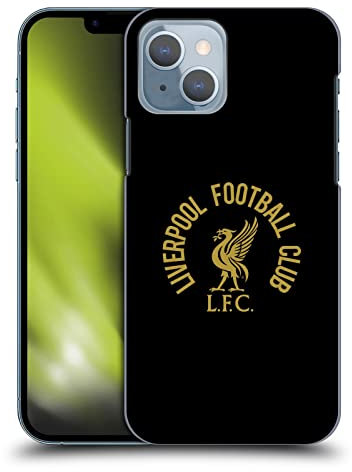 Head Case Designs Offizielle Liverpool Football Club LFC Gold Und Schwarz Liver Bird Harte Rueckseiten Handyhülle Hülle Huelle kompatibel mit Apple iPhone 14