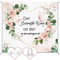 Hochzeitsherz zum Ausschneiden 200x180cm mit 2 Scheren Spiel für Das Brautpaar Hochzeit Bettlaken Hochzeitsspiele für Braut Bräutigam Brautpaar Standesamt Deko Love banner kit