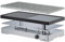 Spring RACLETTE8 CLASSIC DUO Raclette 8 Personen | Tischgrill elektrisch | Antihaftbeschichtete Alu-Grillplatte & Granit Grillplatte mit Saftrille | 8 Pfännchen, 8 Raclette Schaber | Abstellebene
