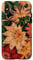 Hülle für iPhone X/XS Vintage Blumen Floral Case Kork Holzmaserung Holz Druck Design