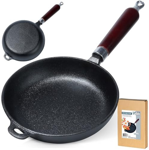 Vilde Gusseisenpfanne Eisenpfanne Grillpfanne Bratpfanne aus 20 cm | Gusseisen Cast Line