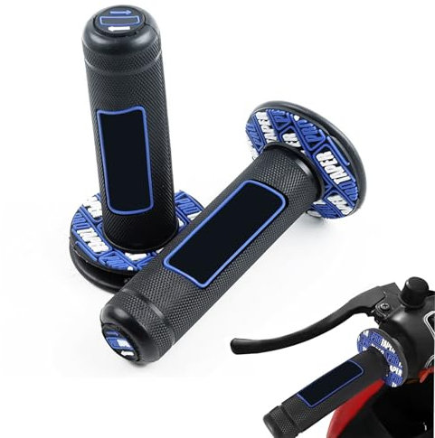 GIONAR Universal Non-Slip Gel Motorbike Grip - Durable Rubber, Fit for Off-road & Pitbikes, 7/8 (22mm) Length, Enduro Ready