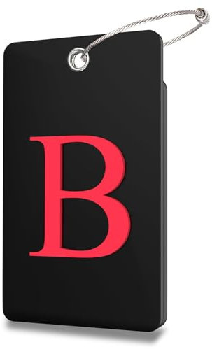 Lammcou Kofferanhänger Flugreise, Personalisiert Rubber Gepäckanhänger mit Adressschild Edelstahlkabel, Gepäck Handtasche Tag Koffer Tasche Etiketten Name Schilder (Schwarz, B)