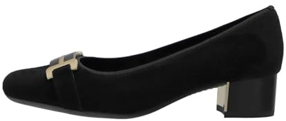 ara Damen Nizza 2.0 Pumps, Schwarz, 42 EU Weit