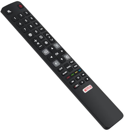 RC802N YNI1 06-IRPT45-CRC802N Télécommande remplacée -VINABTY-fit pour Thomson TCL QLED UHD TV télécommande CRC802N 50P715 60P20US 43P715 55X2US 65X2US 85X6US 70C2US 49C2US 55C2US