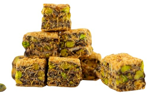 Turkish Delight – Frisches und Aromatisches Baklava Dilim Lokum aus der Türkei (Kadayif)