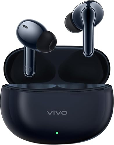 VIVO TWS 3e, Cuffie Auricolari Wireless, Design confortevole per un utilizzo prolungato, Batteria 513 mAh, Connessione simultanea a due device, Resistente ad acqua e polvere IP54