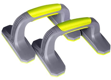 De Pompe Pour Sol, Pack De 2 Barres De Musculation, Équipement De Fitness Avec Prise Ergonomique Et Réglable Pour Optimiser Les Séances D'Exercice