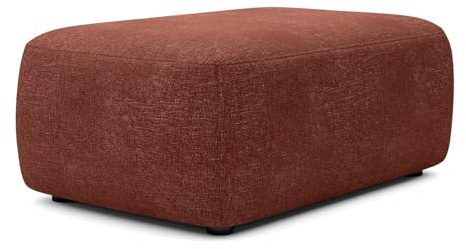 Vente-unique - Sitzhocker 1 Daviso - Polyester - Terracotta