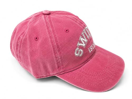 Generico Cappellino Concerto Rosa Compatibile con Cantante, Vintage Washed Jeans Donna Uomo, Cappello Baseball Regolabile in Cotone con Ricamo, Berretto Unisex per Festival, Musica, Viaggi