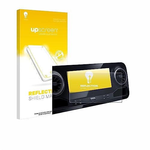 upscreen Entspiegelungs-Schutzfolie für Mercedes-Benz Sprinter 2018 MBUX 7 Displayschutz-Folie Matt [Anti-Reflex, Anti-Fingerprint]