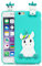 HopMore Kawaii Einhorn Handy Hülle für iPhone 6S / 6 (4.7 inch) Hülle Silikon 3D Hüllen Tier Muster Bumper Design Ultra Dünn Slim Handyhülle Schutzhülle Case Cover - Grün Einhorn
