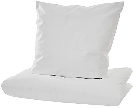 Bedfine Milbenschutz Bettwäsche für Hausstauballergiker - Encasing Bettbezug 155x220cm und Kissenbezug 80x80cm, Milbenkotdicht