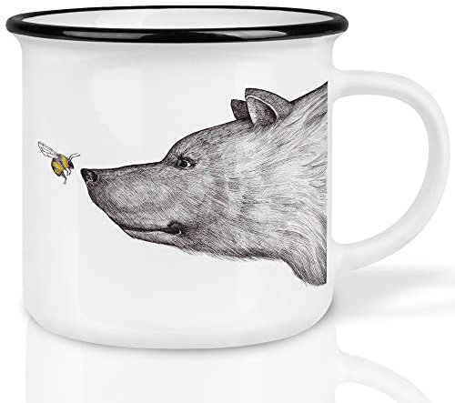 Ligarti® Keramiktasse [Design by H. Ligeti] Design Mug & handveredelter Becher I Spülmaschinengeeignete Tasse, Kaffeetasse, Teetasse, Cup