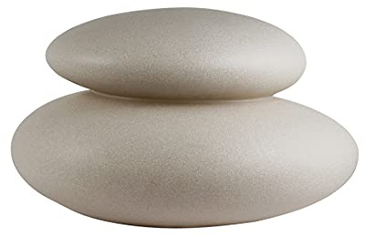 8 seasons design Shining Stone XL, LED Steinleuchte (sand), E27 Fassung inkl. Leuchtmittel in warmweiß, beleuchteter Dekostein, Pool, Yoga, Badezimmer-Lampe, innen & außen