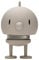 Hoptimist Soft Bumble Wackelfigur & Glücksbringer, Skandinavische Deko Figuren für Wohnzimmer, Schreibtisch, Büro, Bürodeko & Lustige Kleine Geschenke, 7,5 x 8,5 x 10,7 cm, Medium, Ash