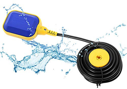 Interruptor de flotador 10 m, 250 V 15 A Controlador de Nivel de Agua de Flotador Regulador del Nivel del Agua del Interruptor de Flotante bomba de Nivel, para Buceo con Tanque de Agua
