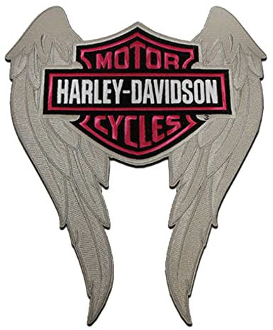 Harley-Davidson 9 in. Embroidered Winged Bar & Shield Logo Emblem Sew-On Patch
