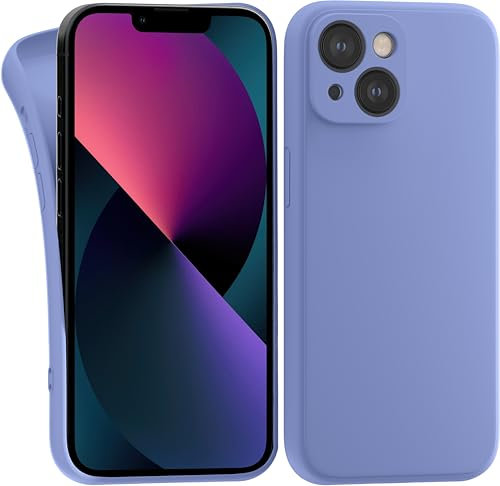 MyGadget Cover per iPhone 13 - Custodia Protettiva in Silicone Morbido – Case TPU Flessibile - Ultra Protezione Antiurto & Antiscivolo Blu