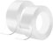 SLETIE 2 Pack Nano Double Sided Tape, 3m x 2cm x 1mm Multi-Functional Transparent Reusable Nano Adhesive Tape, Washable Traceless Strong Gel Tape for Carpet, Photos Wall, Posters, Kitchen, Party