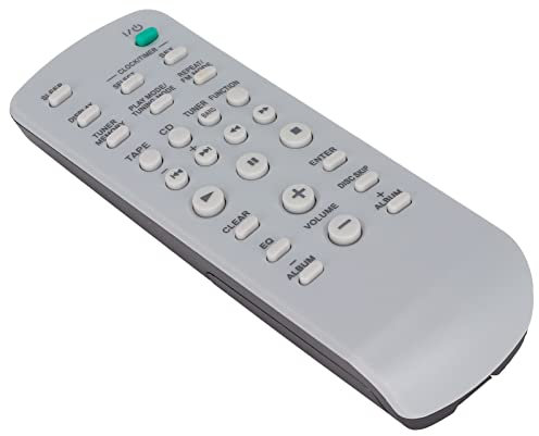 ASHATA Mando a Distancia Universal para CD HiFi, Mando a Distancia Portátil, No Requiere Programación ni Emparejamiento, Material ABS, Duradero