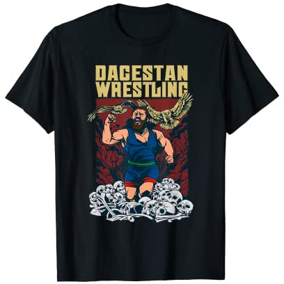 Team Dagestan Ringen Trikot. Makhachkala Fight Club Kämpfer T-Shirt