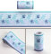 Guest Ruyunlai Selbstklebende Wandaufkleber Grenze 10cm X 1000cm, Tapetenbordüre Selbstklebend Bordüre, Wasserdichte Wandbordüre für Zuhause Büro Hotel DIY Dekoration blaue lila Lengblume