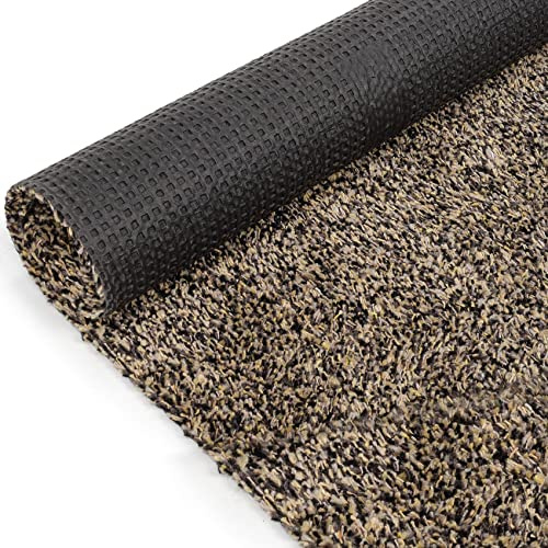 ANRO Schmutzfangmatte Teppich Läufer Flurläufer Bodenbelag Schmutzfangläufer Sauberlaufmatte Meterware Dover Beige 320x100cm