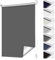 smartdemo Verdunklungsrollo ohne Bohren & mit Bohren, Klemmrollo Fensterrollo Dunkelgrau 100x200cm(BxH), Thermorollo Sichtschutz und Sonnenchutz, Klemmrollo rollos für Fenster & Tür