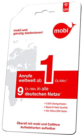 mobi Prepaidkarte - mobil und günstig telefonieren!