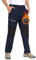 MoFiz Herren Wanderhose Warm Gefüttert Outdoorhose Wasserdicht Skihose Softshellhose Winddicht Arbeitshose für Winter A- Marineblau EU 4XL