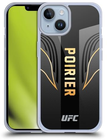 Head Case Designs Offizielle UFC Kampfausrüstung Dustin Poirier Soft Gel Handyhülle Hülle kompatibel mit Apple iPhone 14