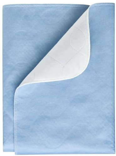 PFLEGE POINT® Inkontinenzauflage Betteinlage wasserdicht waschbar Nässeschutz Krankenunterlage Mehrweg (90x160 cm)