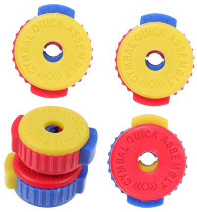 HEMOTON 10piezas Accesorios Para De Batería Tuercas Rápidas De Reemplazo y Compatible Kits De Percusión Color Aleatorio