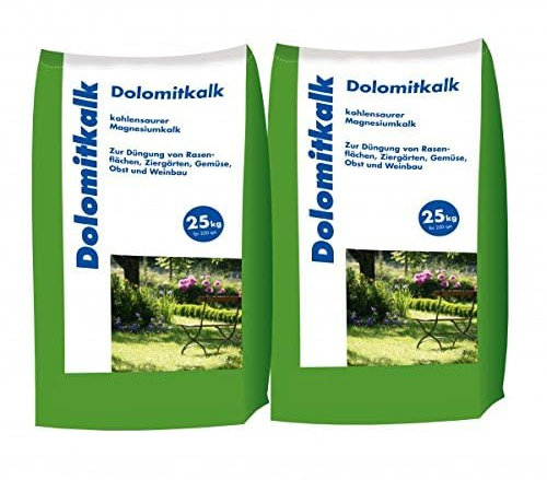 Hamann Dolomitkalk Rasenkalk 25kg Sack - Zur Vorbeugung von Moosbildung (2)