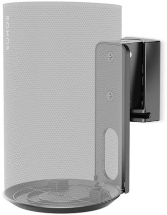 Nedis Speaker Wall Mount Bracket for Sonos Era 100, with Adjustable Tilt Swivel, Max. Capacity 3kg - Black