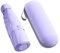 Parapluie de Soleil et de Pluie,Parapluie Pliant Résistant au Vent,Parapluie Compact Portable,Mini Parapluie Pliant, Parapluie Anti Uv, Parapluie De Voyage,avec étui Capsule pour Femme Homme(Pourpre)
