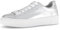Gabor Damen Low-Top Sneaker, Frauen Halbschuhe,Moderate Mehrweite (G),Freizeitschuhe,Turnschuhe,Laufschuhe,schnürschuhe,Silber,43 EU / 9 UK