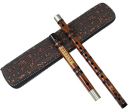 TOYANDONA Flûte Chinoise Bambou Pour Garçon Fille Débutants Avec Boîte De Rangement Instrument De Musique Traditionnel