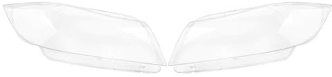 LST 2x Scheinwerferglas Streuscheibe Frontlicht Abdeckung links rechts Set kompatibel mit BMW 3er E90 E91 Touring ab 09/2008