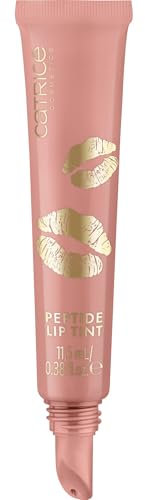 Catrice KISS & GLOW Peptide Lip Tint, Lipgloss, Nr. C02, Nude, volumengebend, glänzend, vegan, ohne Parabene, ohne Mikroplastikpartikel, Nanopartikel frei, 1er Pack (11.5ml)